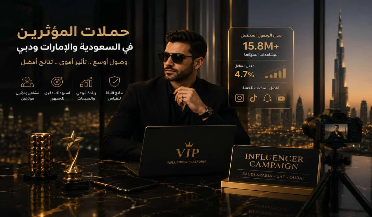 تكلفة إعلان مشهور في السعودية والإمارات ودبي عبر المؤثرين