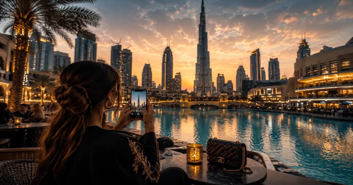 مشاهير ومؤثري دبي داخل مركز صناعة المحتوى في الإمارات للتسويق عبر إنستقرام وتيك توك وسناب شات