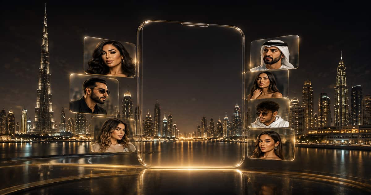 أشهر مشاهير السوشال ميديا في دبي والإمارات مع أبرز المؤثرين وصناع المحتوى
