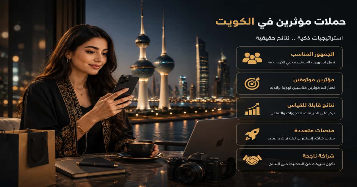لماذا تحتاج منصة مؤثرين بدل البحث العشوائي في الكويت