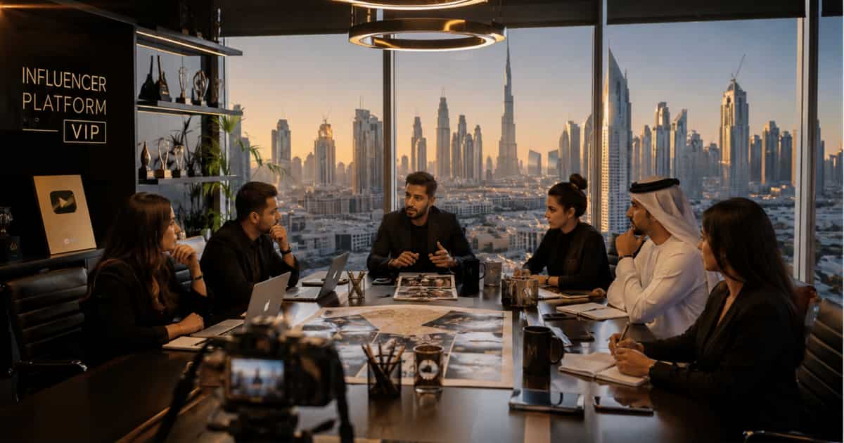 مشاهير دبي ومؤثري دبي لصناعة محتوى تسويقي في الإمارات